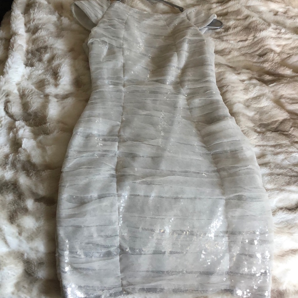 Beautiful sequin white dress